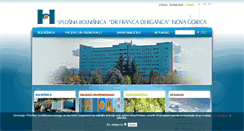 Desktop Screenshot of bolnisnica-go.si